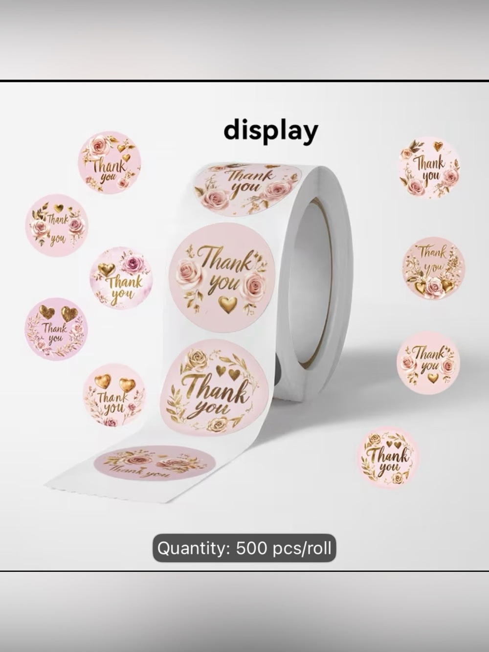 Bundle of Thank You Cards , Stickers and Measuring Tape. All New - Picture 15 of 15